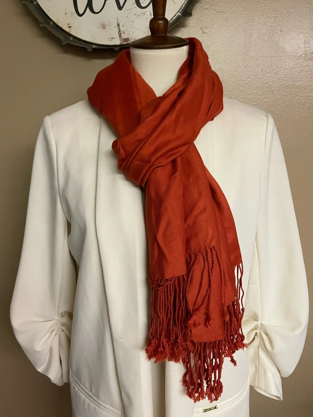 Jones New York Rust Scarf or Shawl